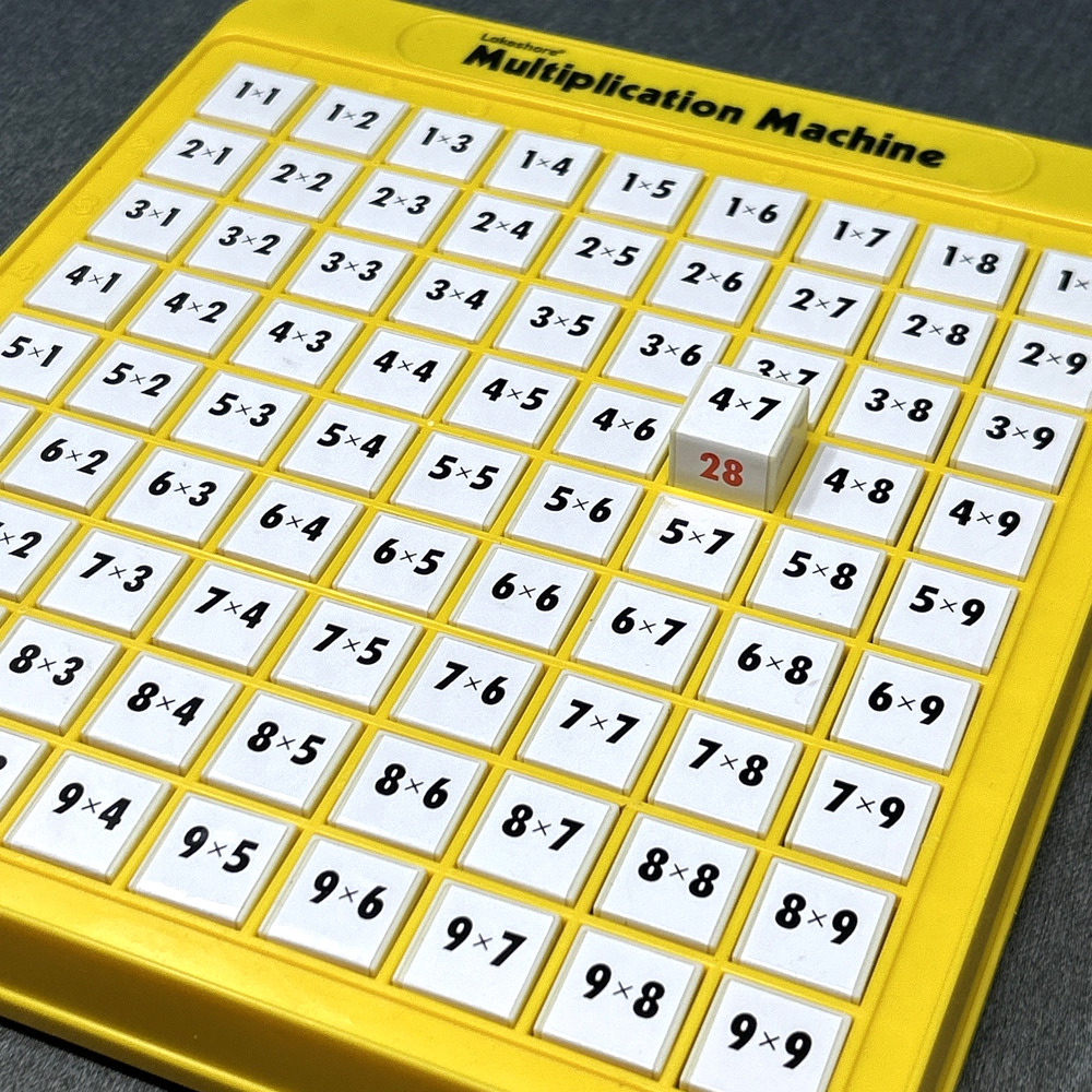 Lakeshore MULTIPLICATION MACHINE Learn MATH Homeschool Educational Learning